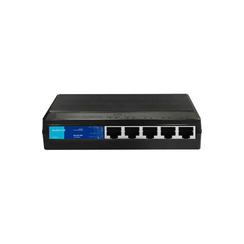 Eurolink Switch EK-L5F-4FP 10/100MBPS AI PoE Switch Watchdog