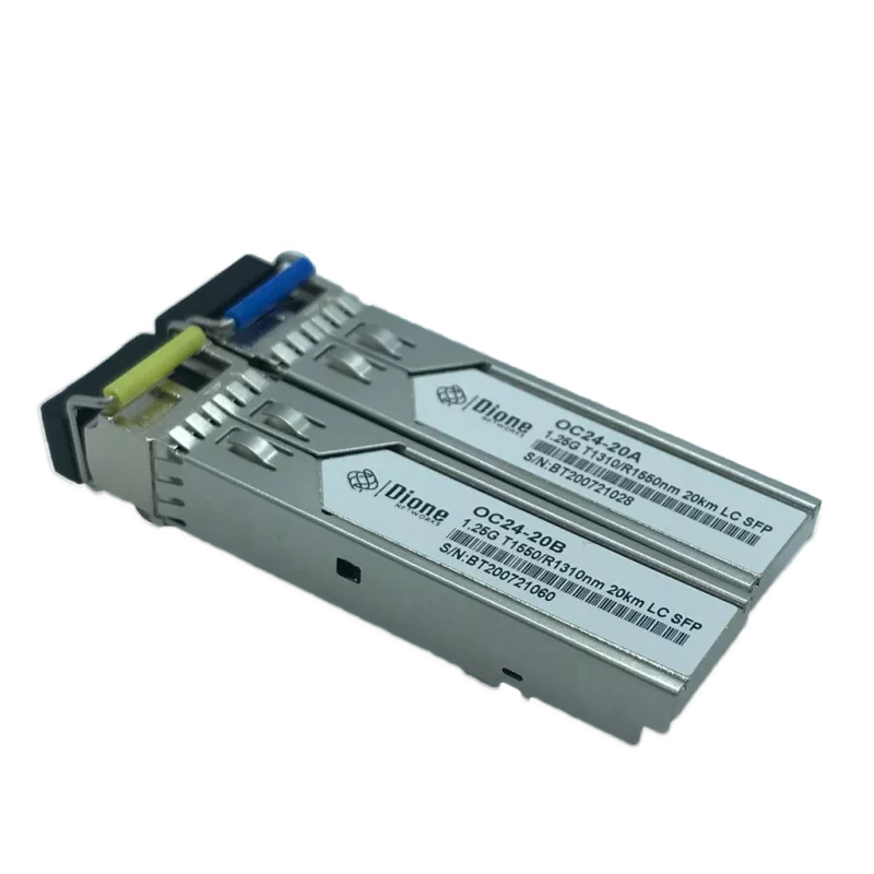 1.25G SFP Transceiver 1000Base-LC, 1310nm SMF, up to 20 km