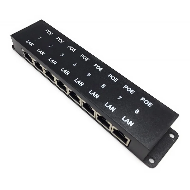 POE INJECTOR 8 PORT