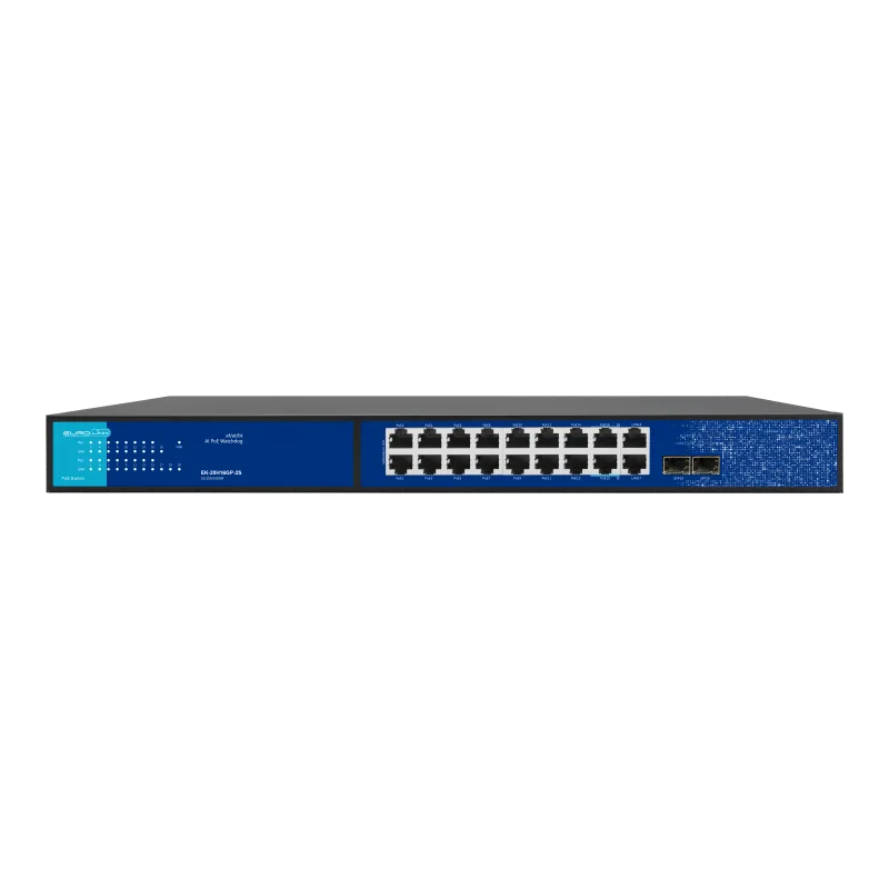 Eurolink Switch EK-20H16GP-2S 10/100/1000MBPS AI PoE Switch Watchdog