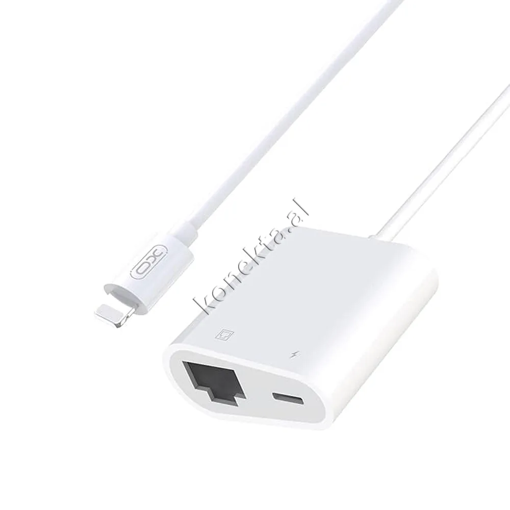 Adaptor Me Porte Interneti LAN (RJ45) Me Kabell Lightning