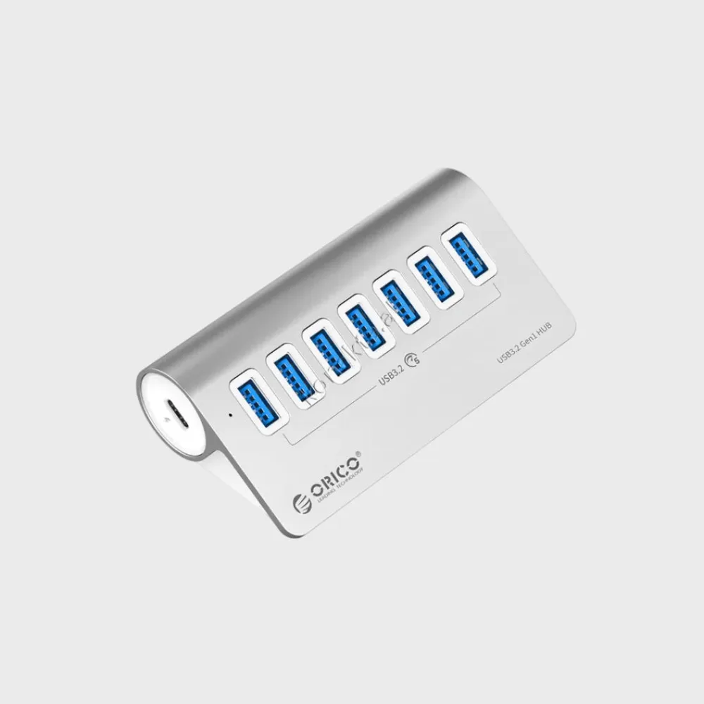 Super Adaptor Me 7 Porta USB3.0 Per Pajisje Me Porte Type-C / USB