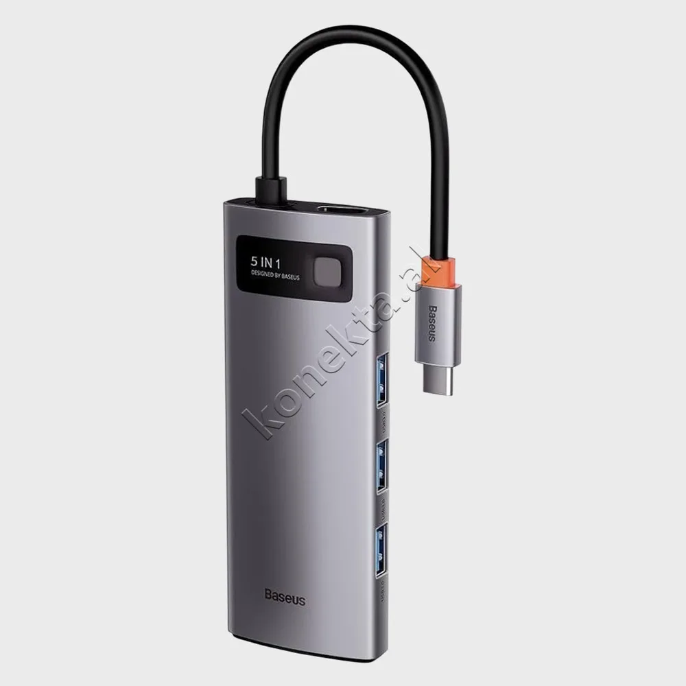 Adaptor HUB Baseus Me Shumë Porta 5 në 1