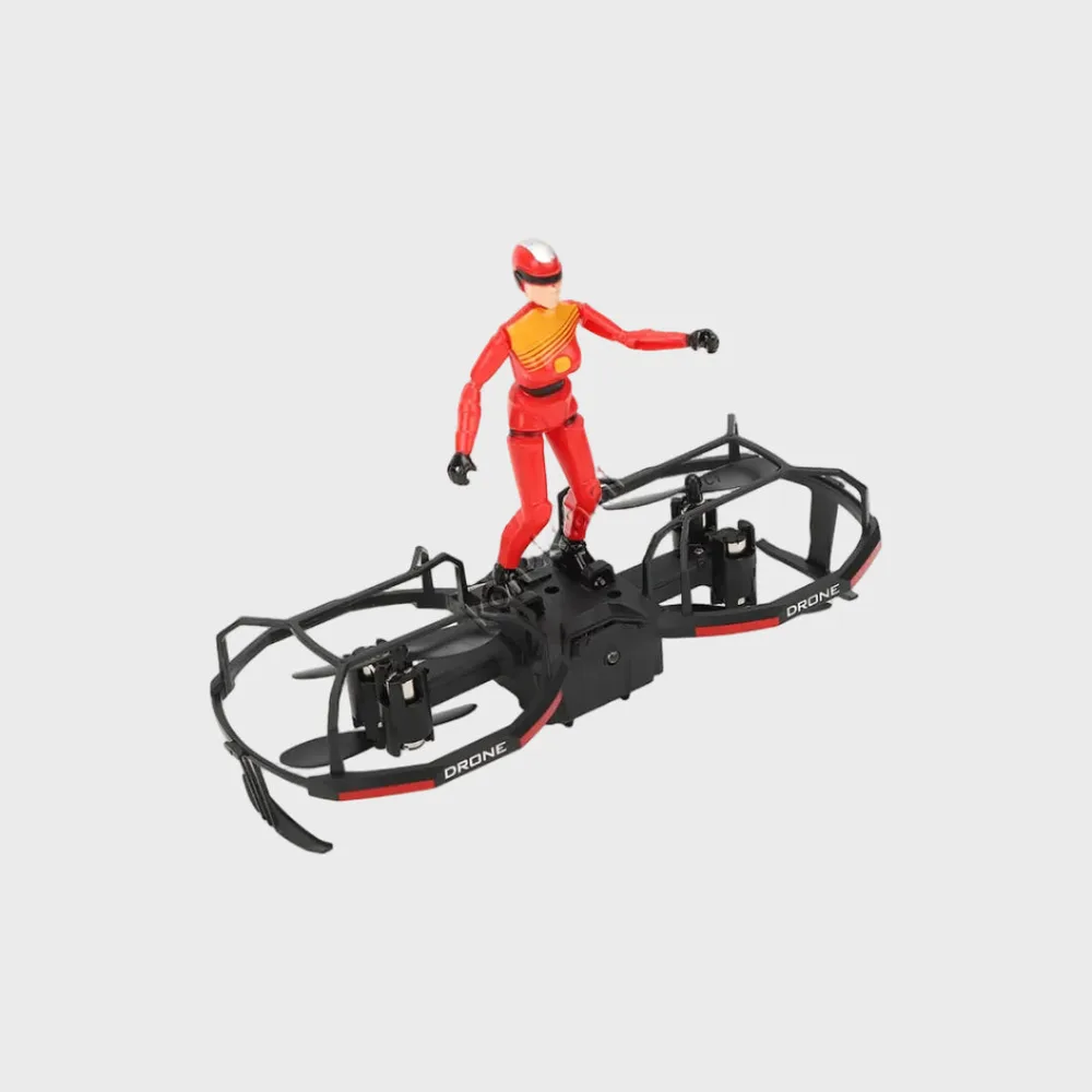 Dron si Hoverboard dhe si Parashutë për Argëtimin e Fëmijëve