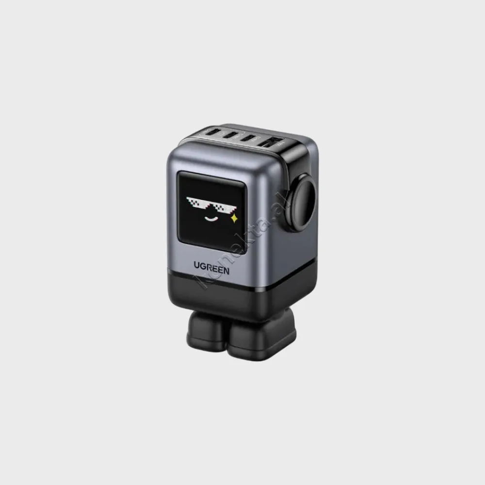 Adaptor Karikimi Uno 100W GAN Ugreen Me Porta 3xUSB-C & 1xUSB-A