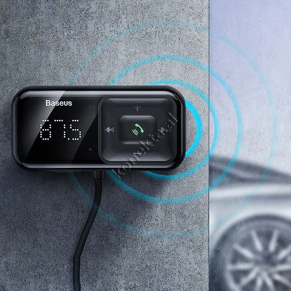 Adaptor Karikimi Dhe Mp3 Me Bluetooth Ne Forme T-je Baseus
