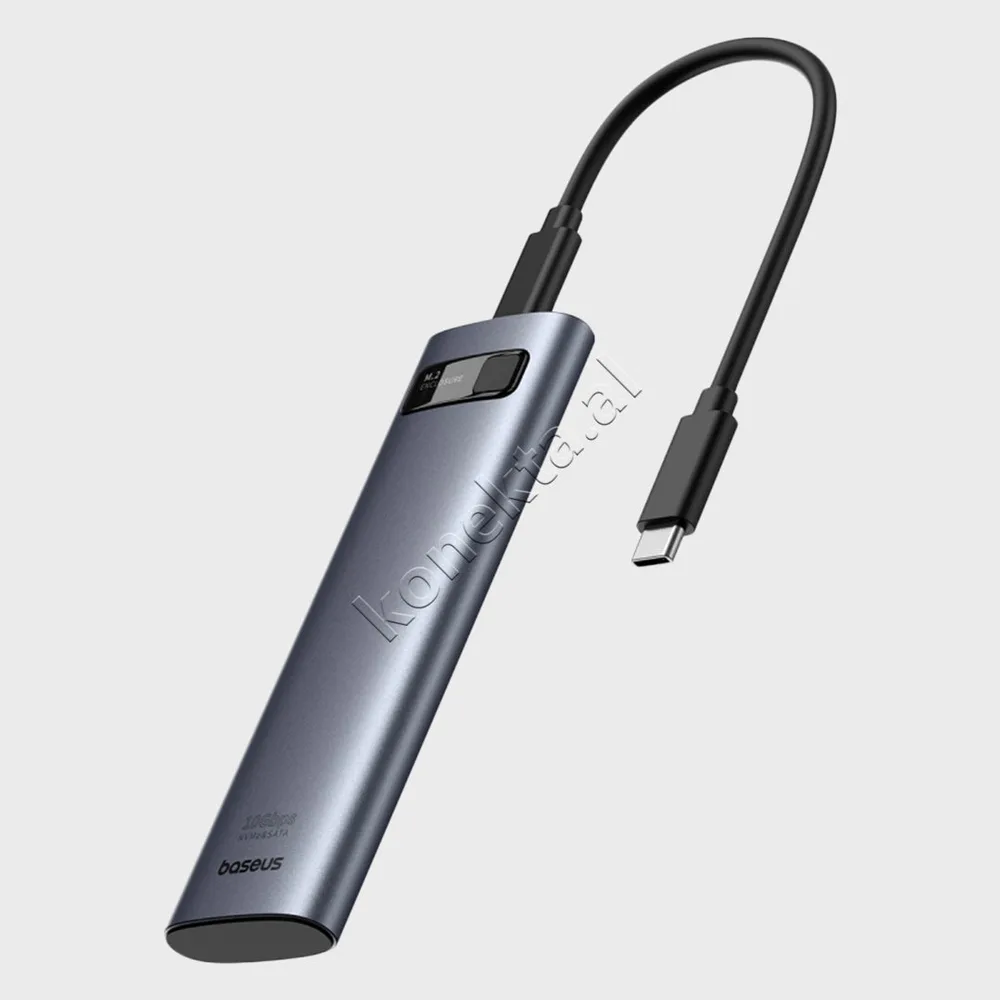 Mbajtese Dhe Lexuese SSD M.2 NVME Dhe SATA Me Porte Type-C Baseus