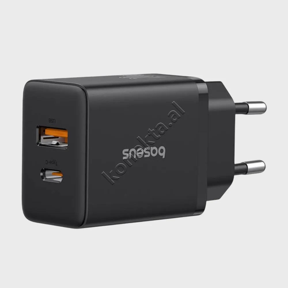 Adaptor Karikimi 20W Baseus Me 2 Porta USB-C Dhe USB-A
