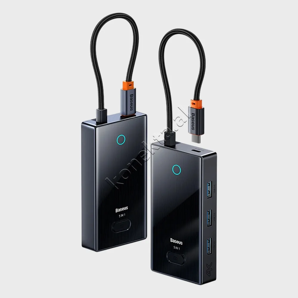 Ultra Adaptor HUB Baseus Me HDMI 4K@30Hz, USB 3.0 Dhe Porte Karikimi Type-C 100W