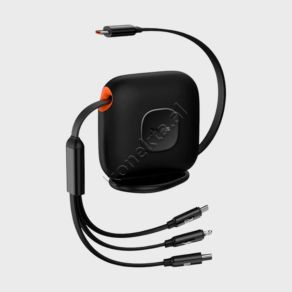 Kabell Karikimi 3 Ne 1 Type-C / Lightning / Micro Baseus 100W
